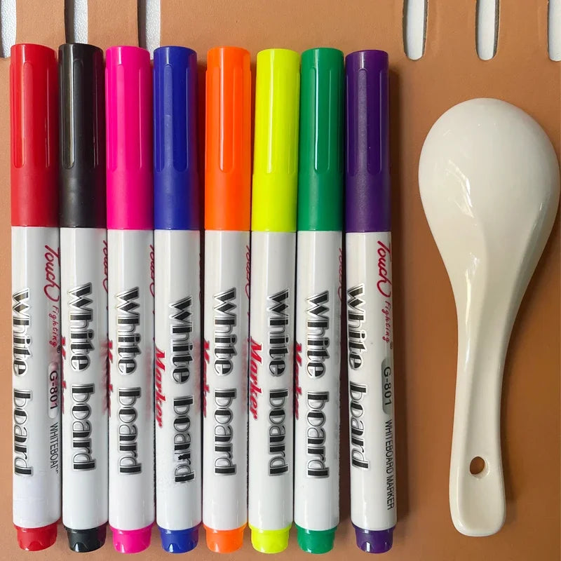 Magical Floating Ink Water Painting Pens – 8/12 Colour Set