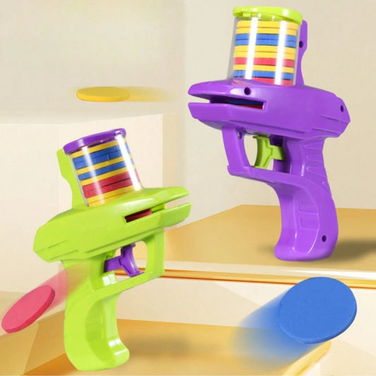 Foam Disc Launcher Handheld Shooting Toy – Safe Indoor & Outdoor Fun