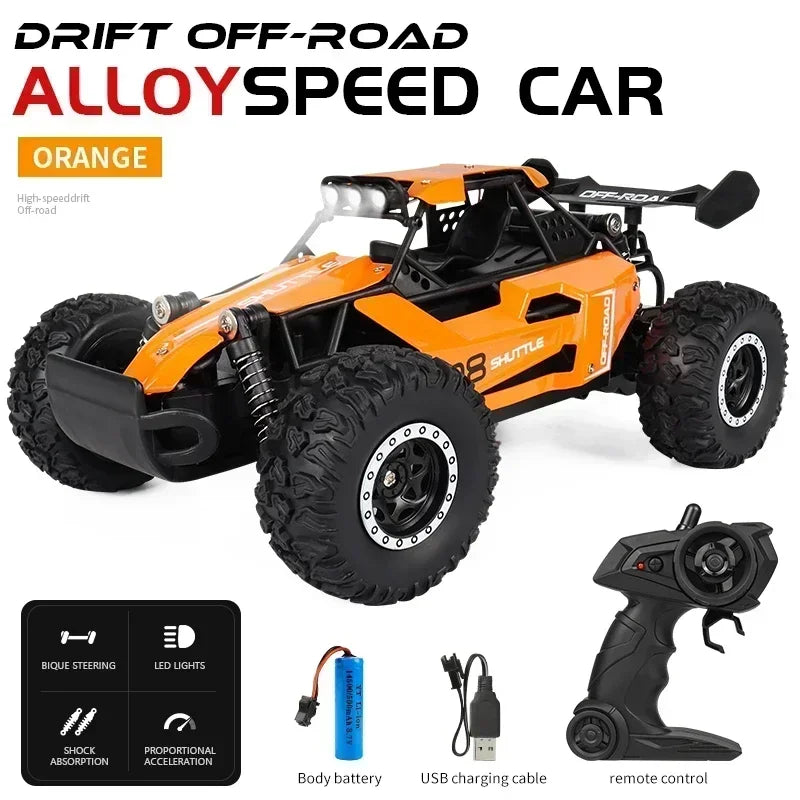 1:16 High-Speed Off-Road RC Car 2WD with LED Lights
